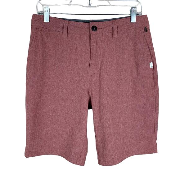 Quiksilver Other - Quiksilver Amphibian Shorts Hybrid Pink Dryflight Water Repellent Men's 30